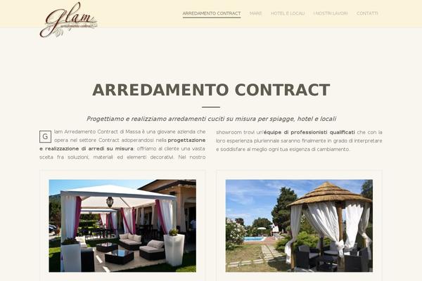 Moustache theme site design template sample