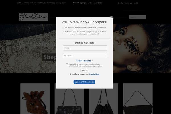 glamdrobe.com site used Glam