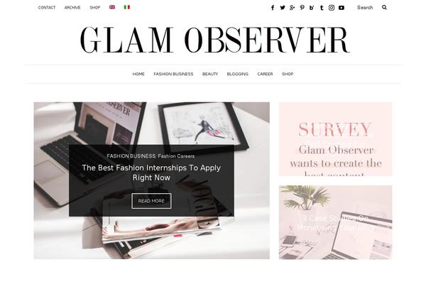 SimpleMag child theme site design template sample