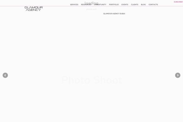 Site using The_grid plugin