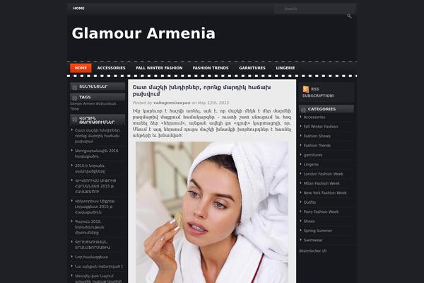 iMovies theme site design template sample