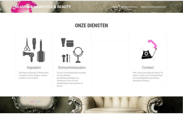 SKT White theme site design template sample