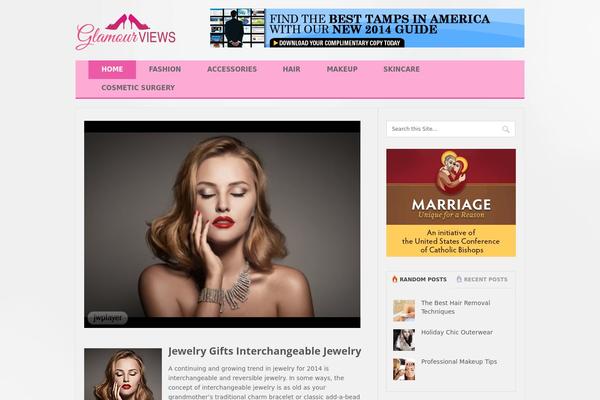 Minimalist theme site design template sample