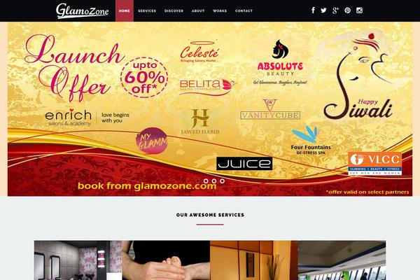 glamo theme websites examples