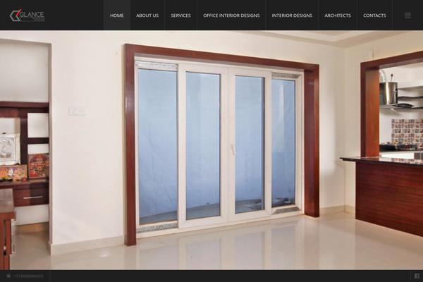 Interior theme site design template sample