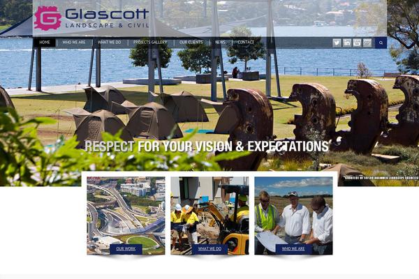 glascott.com.au site used Pixel Design