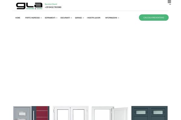 Doors theme site design template sample
