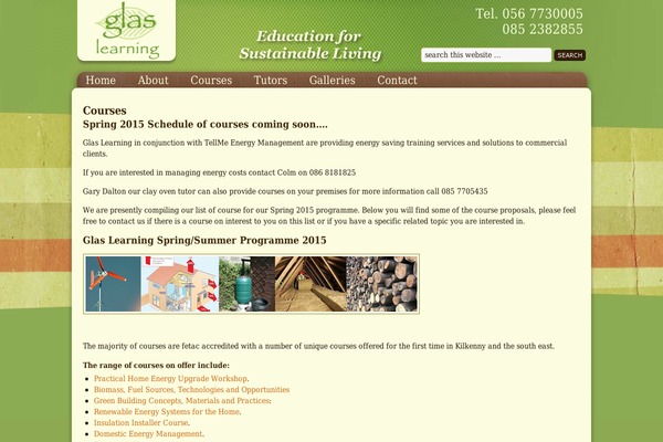 Going Green theme site design template sample
