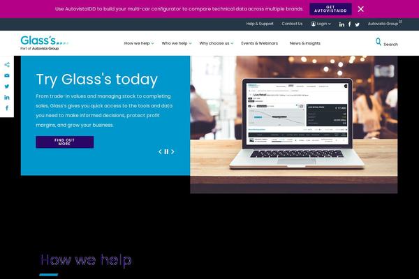 glass.co.uk site used Autovista