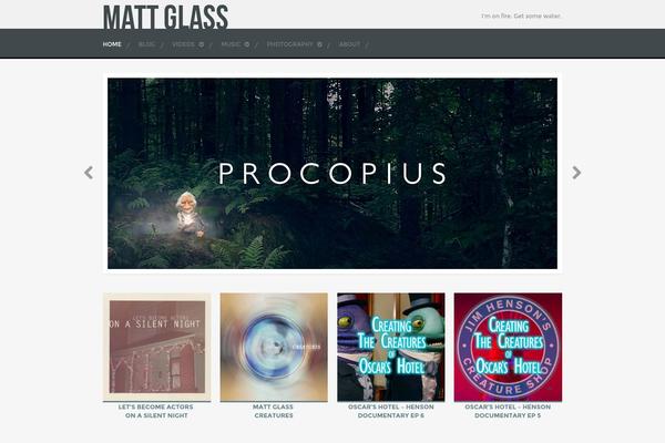 Site using Compact WP Audio Player plugin