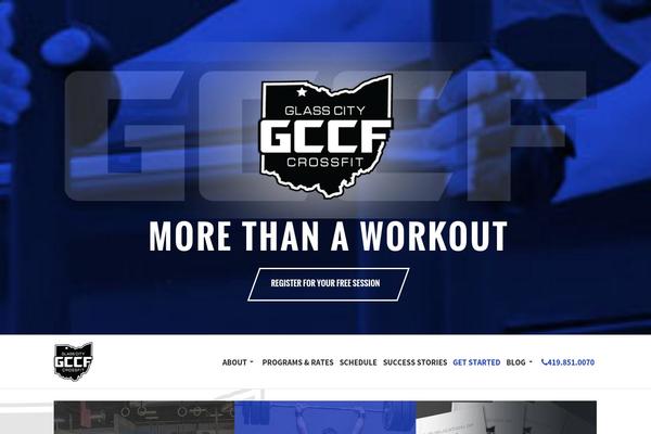 Crossfit theme site design template sample