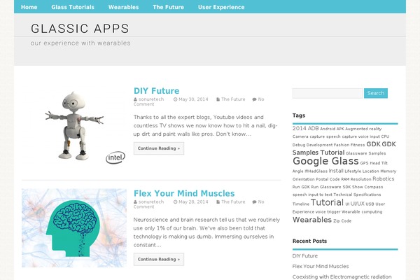 MesoColumn theme site design template sample