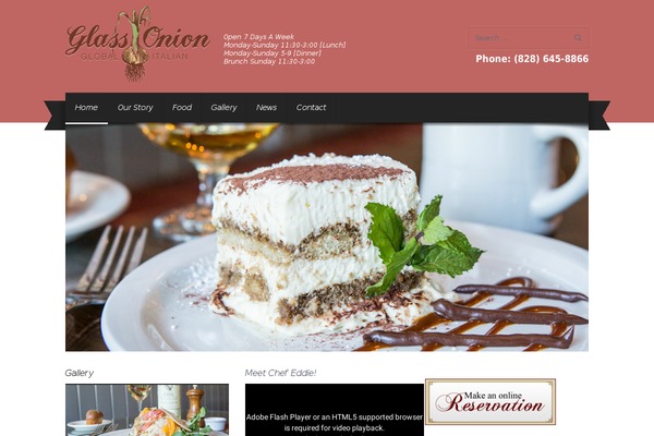 Gusteau theme site design template sample
