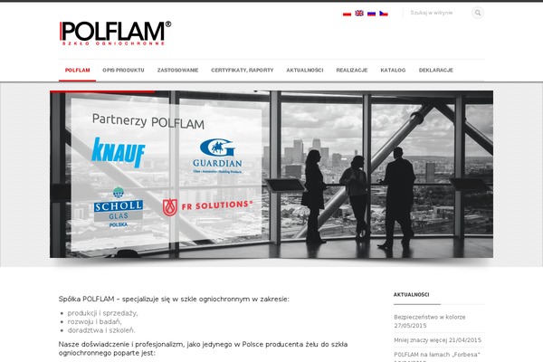 glassteam.com.pl site used Polflam