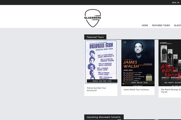glasswerk.co.uk site used Gwthemev2