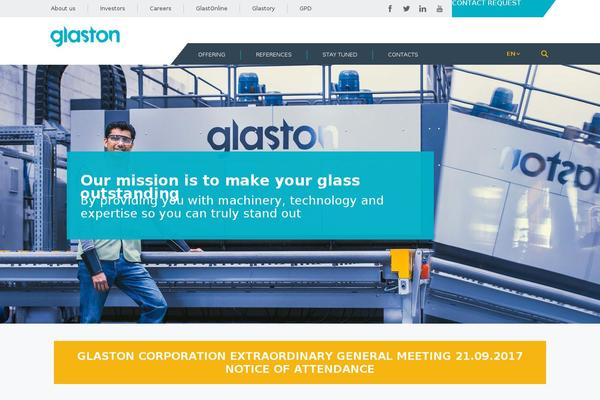 Site using Glaston-care-value-calculator plugin