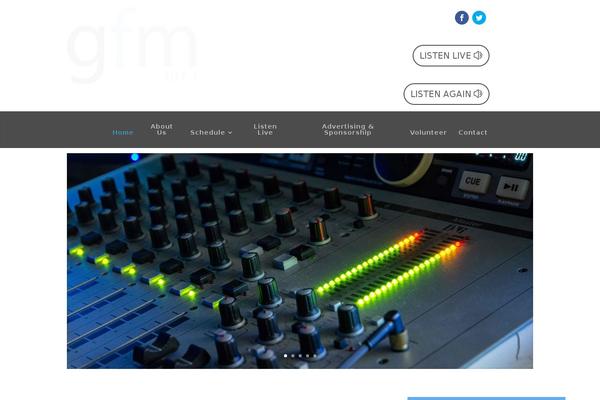 Site using Shoutcast Icecast HTML5 Radio Player plugin