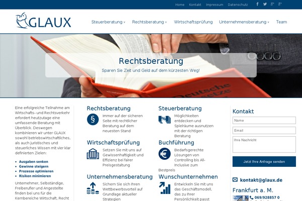 glaux.de site used Theme48605