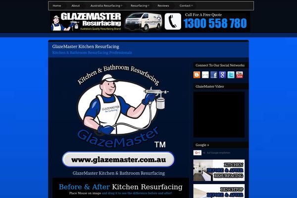 Storm theme site design template sample