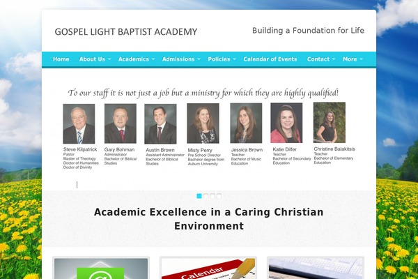 Risen theme site design template sample
