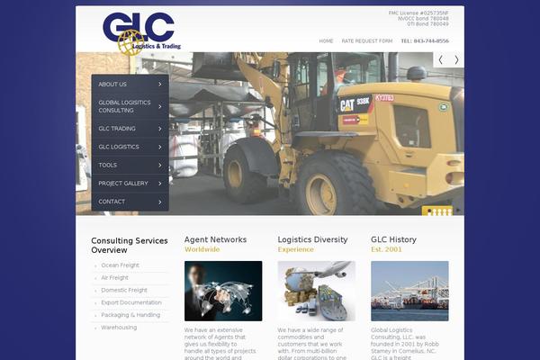 Global Logistics theme site design template sample
