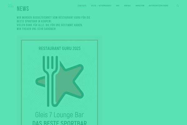Mint theme site design template sample