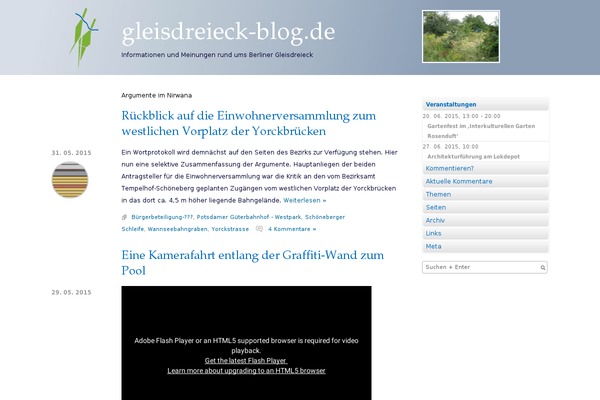 Site using Statify plugin