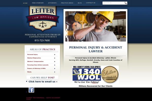 Law theme site design template sample