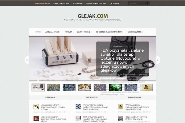 Aggregate theme site design template sample
