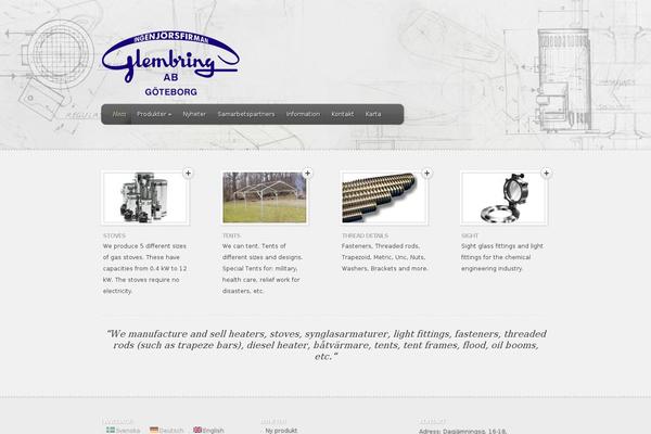 Feather theme site design template sample