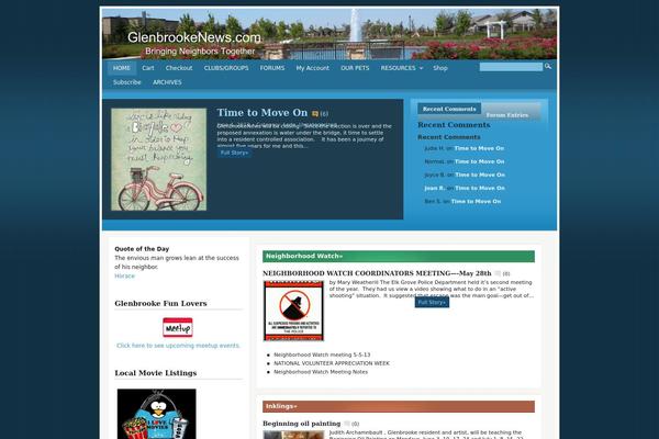 glenbrookenews.com site used Mimbo Pro