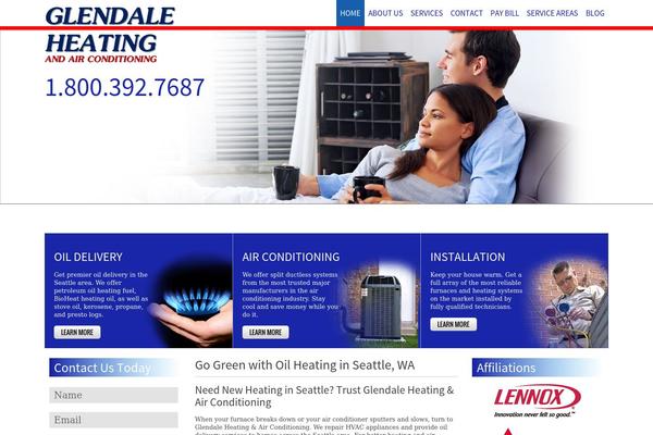 Glass theme site design template sample