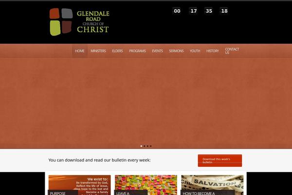 Churchope theme site design template sample