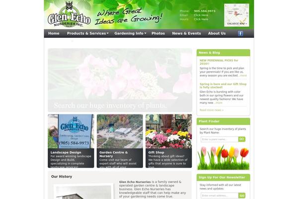 glenecho.com site used Nexttree