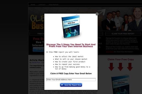 gleneskbusinessbuilder.com site used Flexxsportsfan