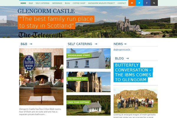 glengormcastle.co.uk site used Hemma
