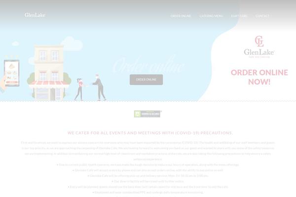 glenlakecafe.com site used Hungry-theme
