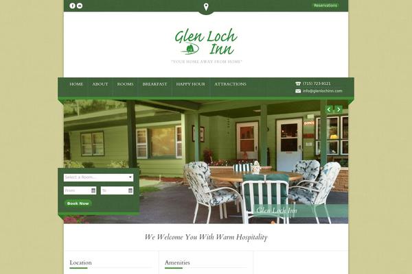 Nice Hotel theme site design template sample