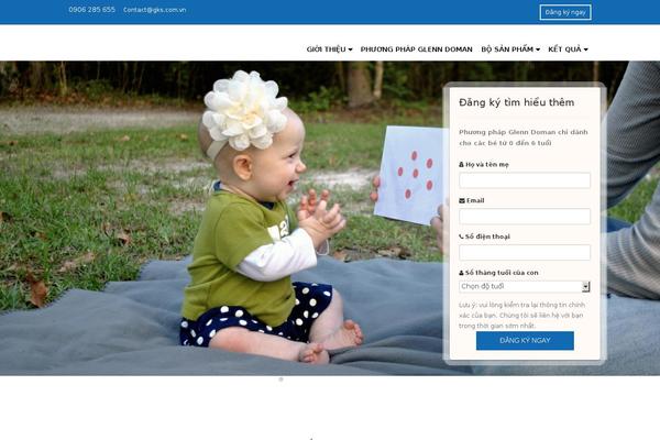 EDU theme site design template sample
