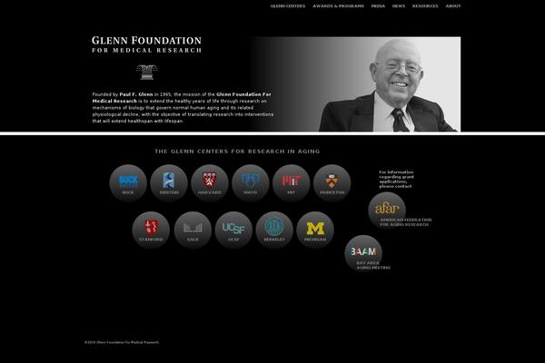 glennfoundation.org site used Glenn