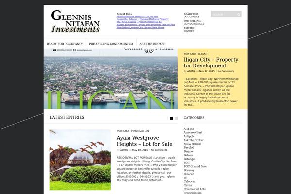 Sight theme site design template sample