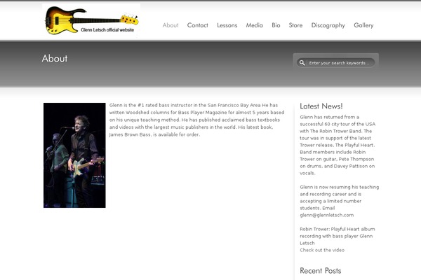 glennletsch.com site used Jamsessionchild