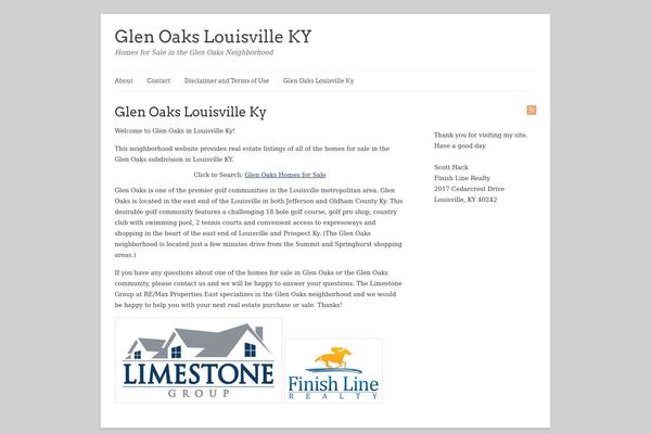 Linen theme site design template sample
