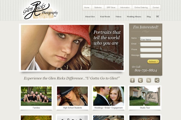 glenricksphotography.com site used Photopassion