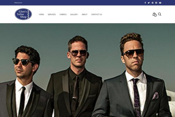 Mr. Tailor theme site design template sample