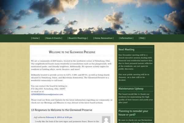 Typo-o-graphy theme site design template sample
