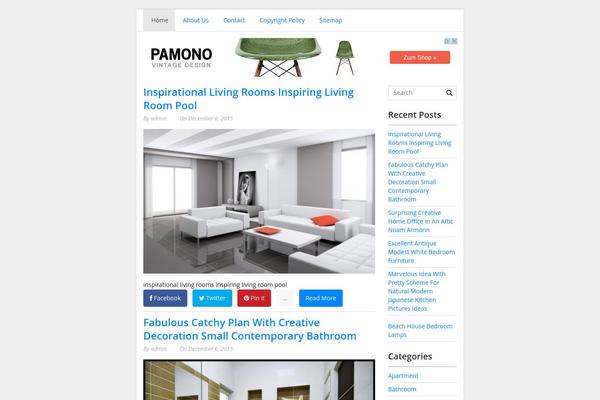 Fasthink theme site design template sample