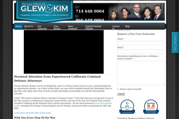 Law-firm theme site design template sample