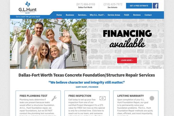 glhuntsa.com site used Custom