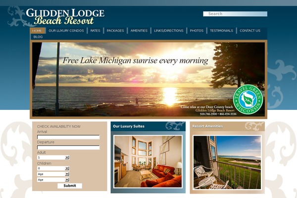 gliddenlodge.com site used Glbs